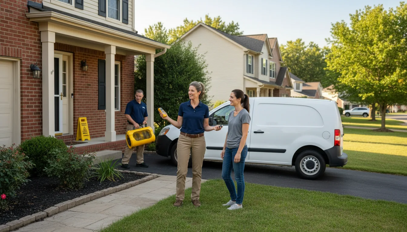 Water restoration image for Emergency Water Mitigation in Marietta, TX